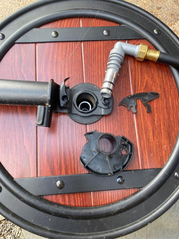 NeverLeak NeverLeak Steel 150-ft Wall-mount Hose Reel at Lowes.com