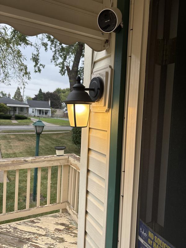 Portfolio 9.12-in H Matte Black LED Outdoor Wall Light ENERGY STAR Portfolio 9.12-in H Matte Black LED Outdoor Wall Light ENERGY STAR
