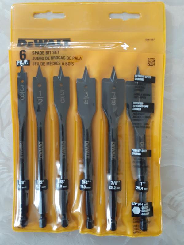 Dewalt paddle best sale bit set