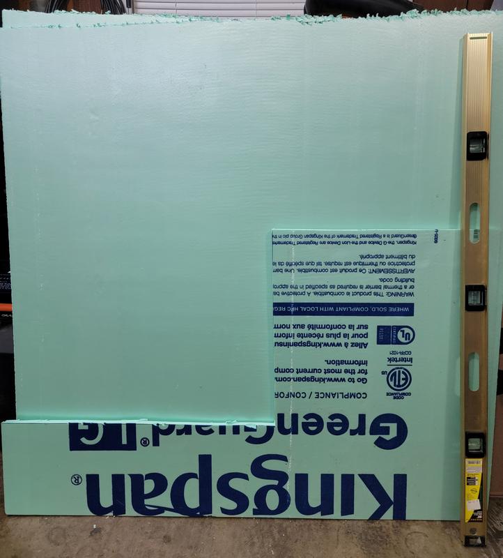 Kingspan GreenGuard 1 x 4' x 8' Square Edge Foam Board Insulation - XPS  Supply