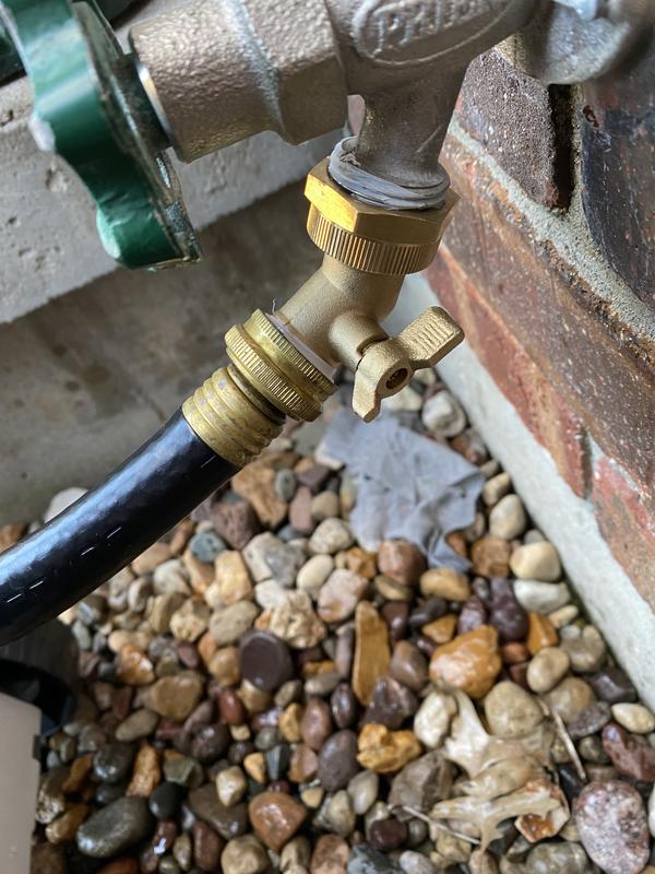 Morvat 5-in 3/4 -in Inlet x 90 degree -in Outlet Brass Water inlet hose ...