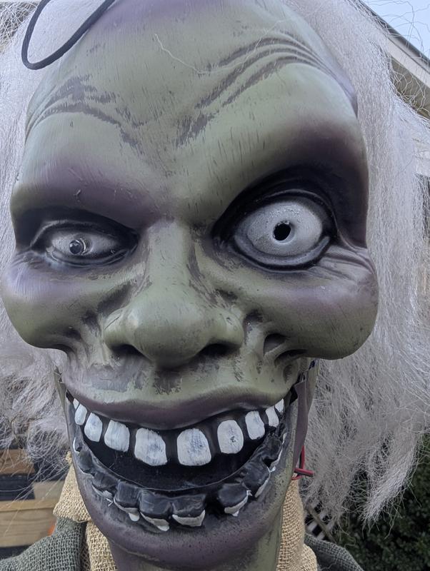 Haunted Hill Farm 5.92-ft Freestanding Talking Lighted Jason