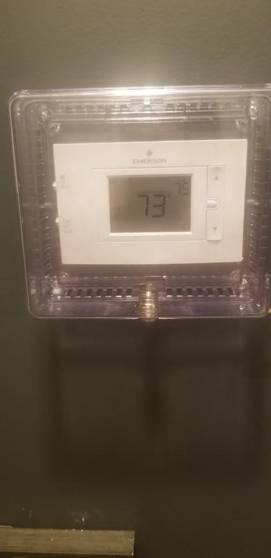 Thermostat Lock Box with Key Wall A/C Panels Lock Box for Home