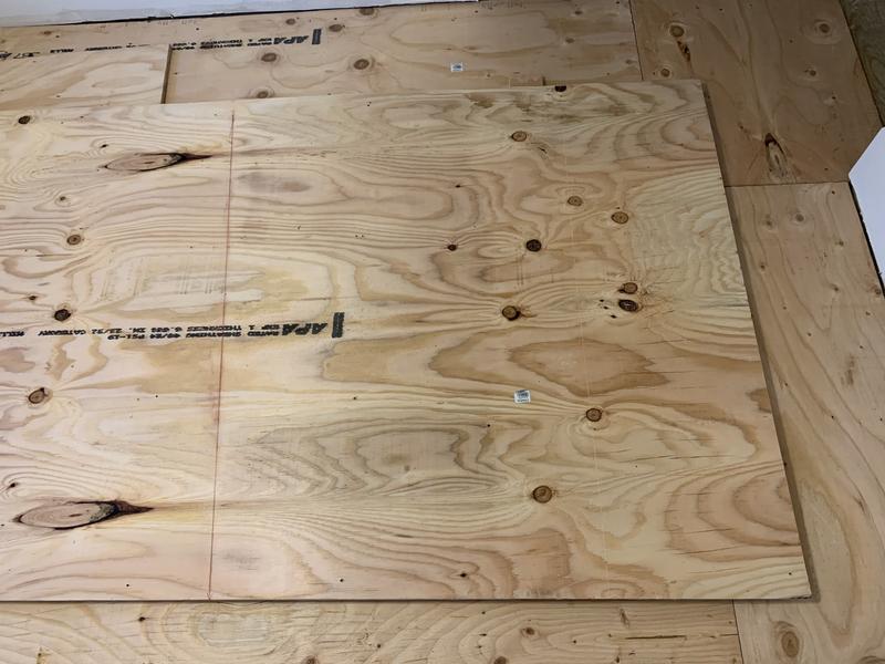 ⭐️INDIVI 23/32-in x 4-ft x 8-ft CDX Douglas Fir Plywood Sheathing in