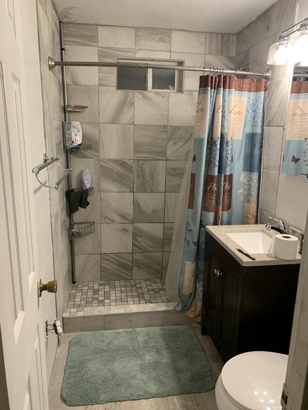 allen + roth Sovereign Stone Pearl 12-in x 12-in Glazed Porcelain Uniform Squares Marble Look Floor and Wall Tile (0.97-sq. ft/ Piece)