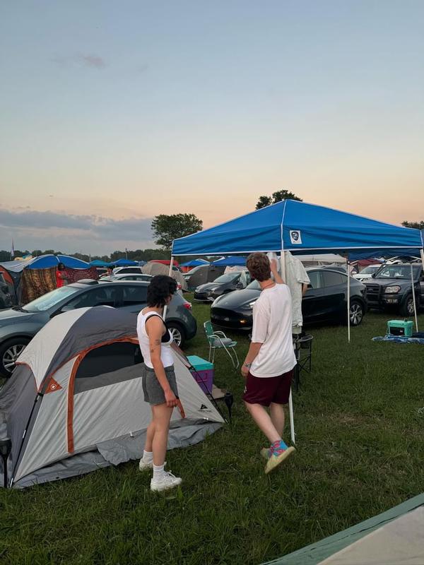 Z-Shade 10-ft x 10-ft Rectangle White Steel Frame with Blue