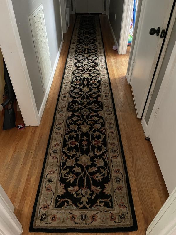 Safavieh Heritage Dymak 3 X 5 (ft) Wool Black/Beige Indoor Floral ...