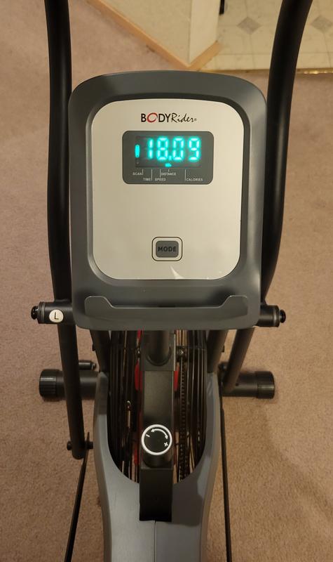 Body Flex Sports Body Rider Stationary Cardio Exercise Upright Fan Bike