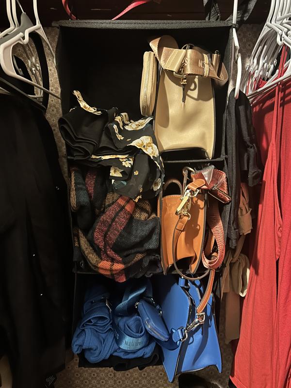 ClosetMaid Black Hanging Closet Organizer (12.01-in x 34.76