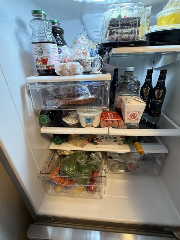 Amana 18.6-cu ft Bottom-Freezer Refrigerator (White) ABB1924BRW at ...