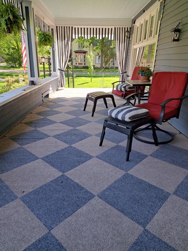 Wallagrass 16-Pack 18-in Ivory Pattern Peel-and-Stick Carpet Tile Wallagrass 16-Pack 18-in Ivory Pattern Peel-and-Stick Carpet Tile