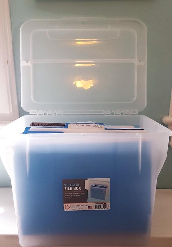 IRIS Clear File Box at Lowes.com