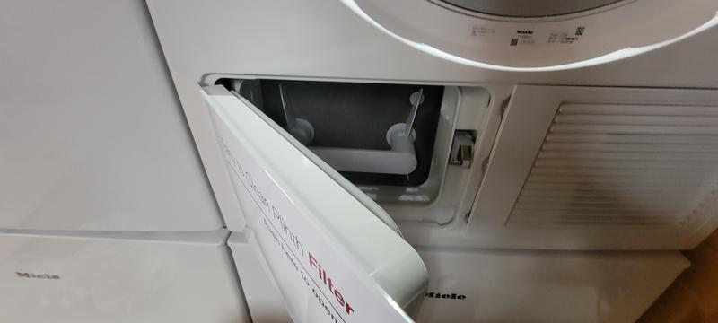 Miele T1 Series 4.02-cu ft Stackable Ventless Smart Electric Dryer (Lotus  White) ENERGY STAR in the Electric Dryers department at