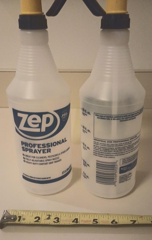 Zep Professional Sprayer Bottle 32 ounces - NAPA SEW & VAC