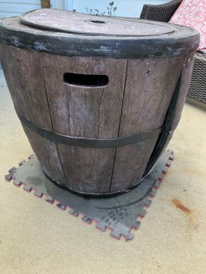 Gas Fire Pits Department At, Costco Fire Pit Wine Barrel