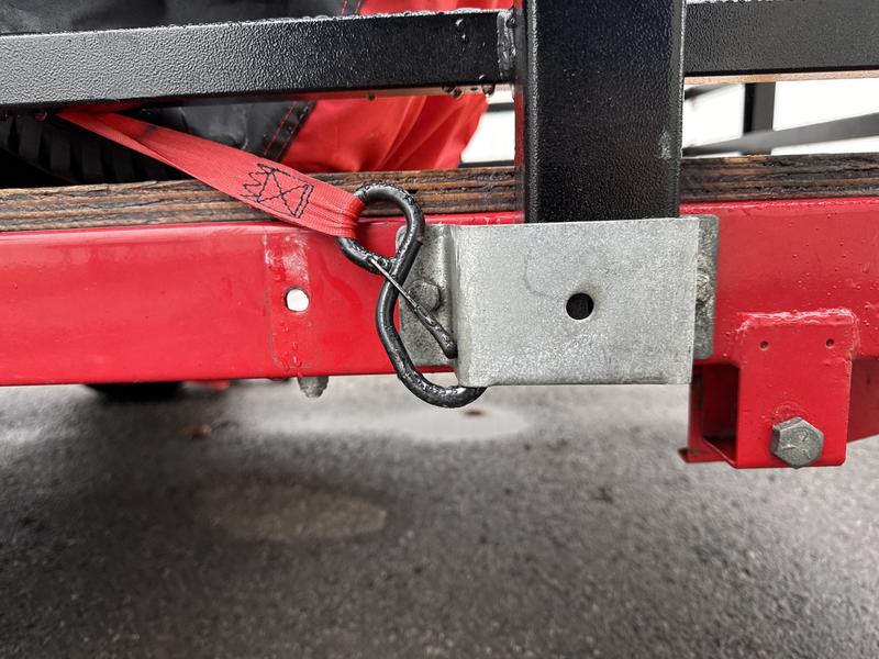DK2 4-ft x 8-ft Steel Open Rail Kit for DK2 Folding Utility Trailer ...