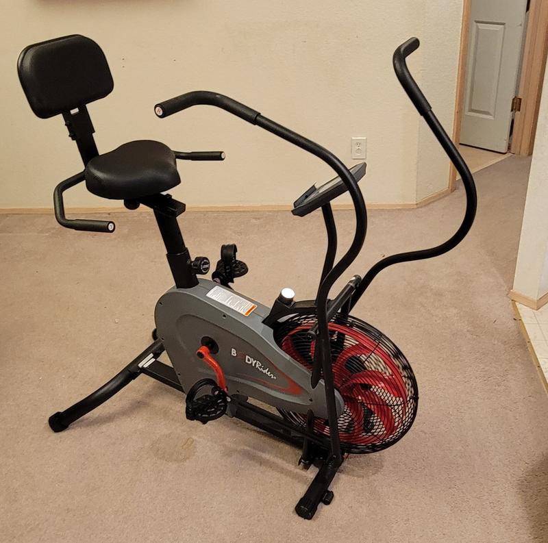 Body Flex Sports Body Rider Air Upright Cycle Exercise Bike in the