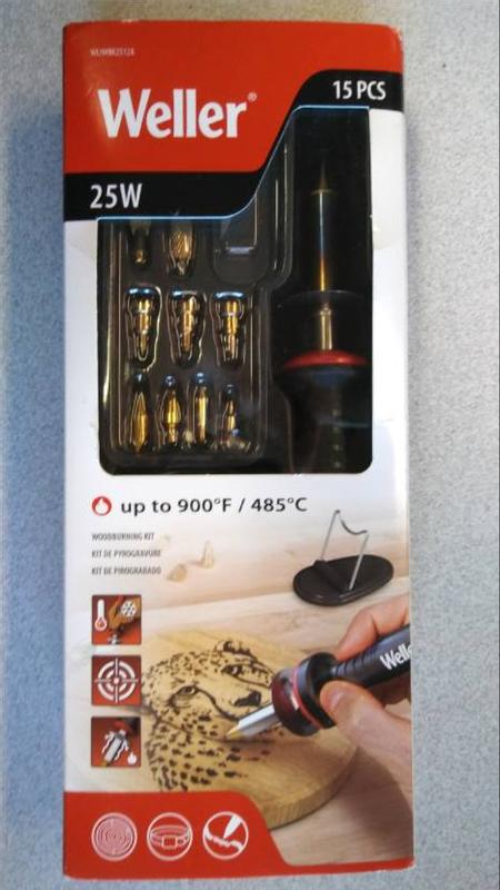 Weller WLIWBK1512A - 25W Woodburning Kit, 8 Piece