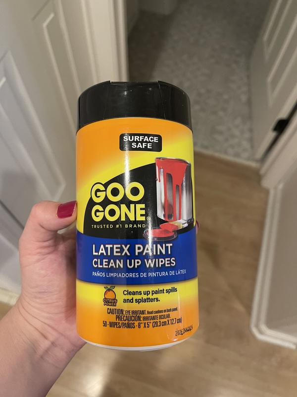 Goo Gone 50-Count Adhesive Remover Wipes for Paint Spills and