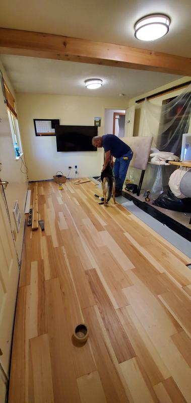 Style Selections 5-in Natural Hickory Wirebrushed Engineered Hardwood Flooring (36.09-sq ft)