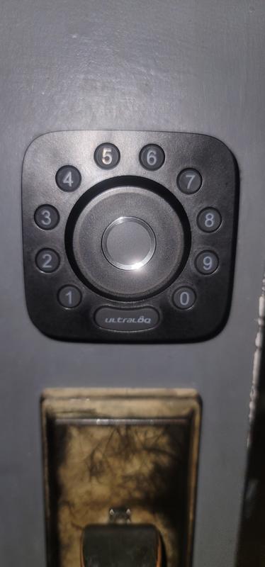 Ultraloq U-Bolt Pro Black with Silver Smart Lock Electronic Deadbolt ...