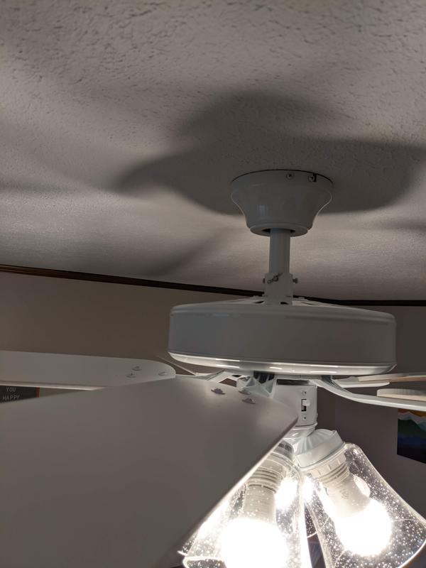 Progress Lighting AirPro Builder Fan 52-in Brushed Nickel Ceiling Fan ...