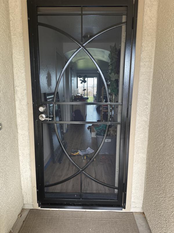 RELIABILT Rio 36-in x 81-in Almond Steel Universal/Reversible