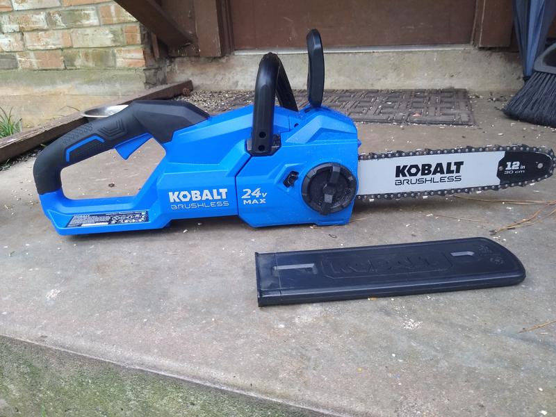 Kobalt 24 volt 12 in Brushless Battery 4 Ah Chainsaw Battery and