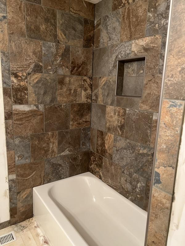Mohawk® Krystal Slate Storm/Easdale Neutral 18 x 18 Porcelain Floor and Wall Tile Mohawk® Krystal Slate Storm/Easdale Neutral 18 x 18 Porcelain Floor and Wall Tile