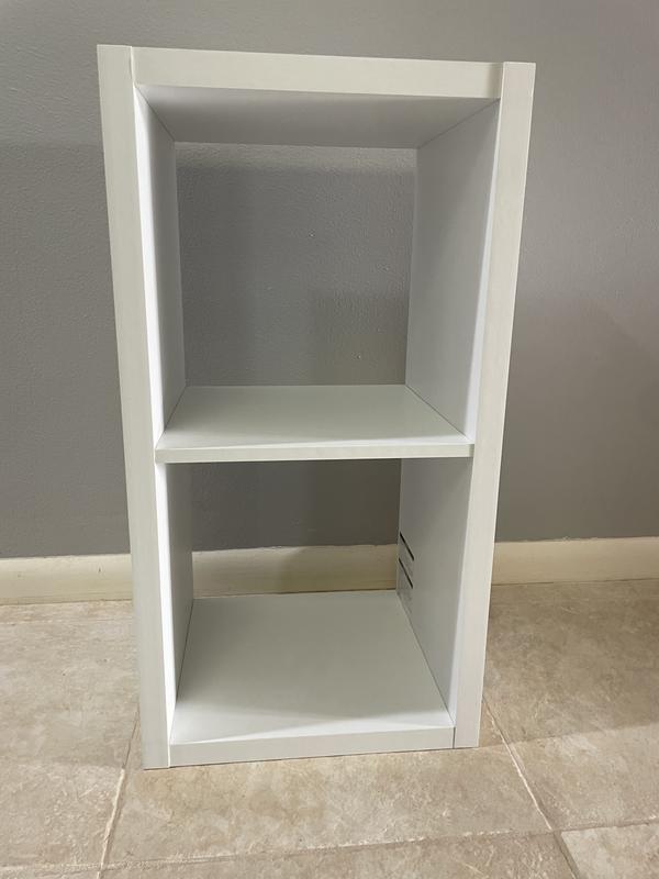 Real Living Free Spirit White 2-Cube Storage Shelf