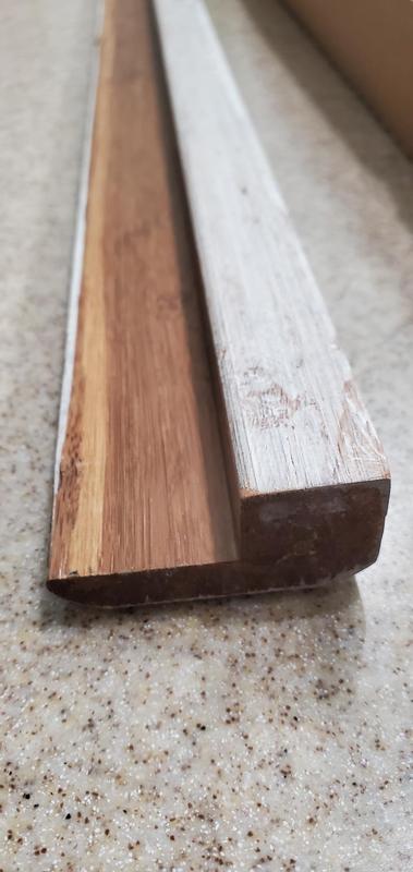 Threshold Gray 0.95-in T x 2-in W x 72-in L Solid Wood Threshold ...