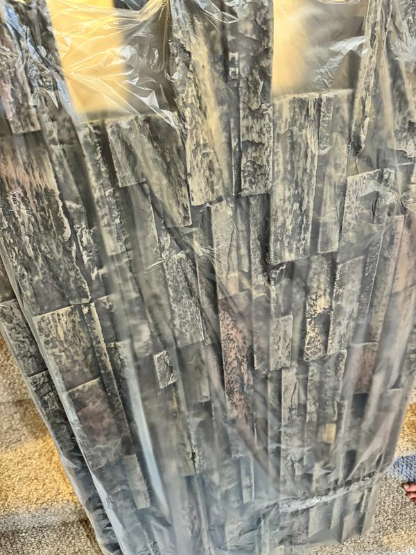 Tritan BP Traditions Faux Stone Panel 7.09-sq ft Volcanic Ash Faux ...