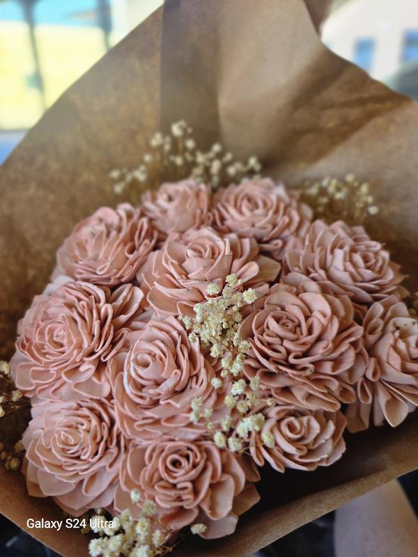 Lowe's 20-in Peach Indoor Rose Artificial Flower L09340 at Lowes.com