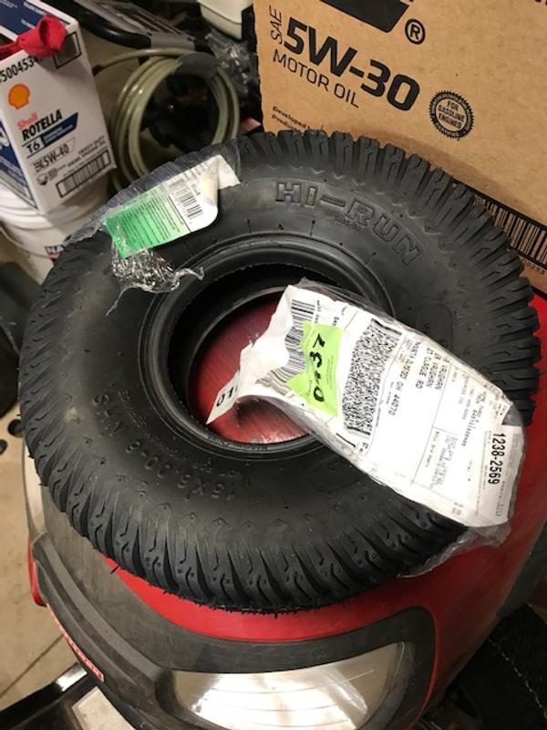 Hi Run Hi run Lawn and Garden Tire 15x6 6 4pr Su05 in the Wheels