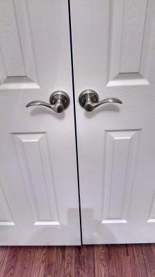 Baldwin Prestige Tobin Slate Right-Hand ed Interior/Exterior Dummy Door  Handle