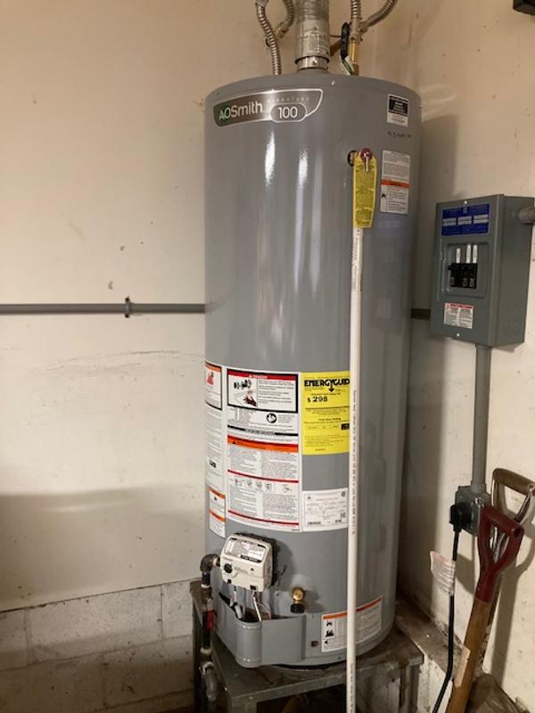 A.O. Smith Signature 100 98-Gallons Tall 6-year Limited 75100-BTU Natural  Gas Water Heater in the Water Heaters department at Lowes.com
