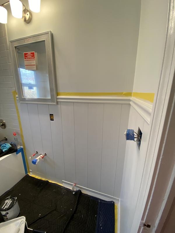 ECHON White PVC Shiplap Wall Plank Kit (Coverage Area Ft), 44 OFF