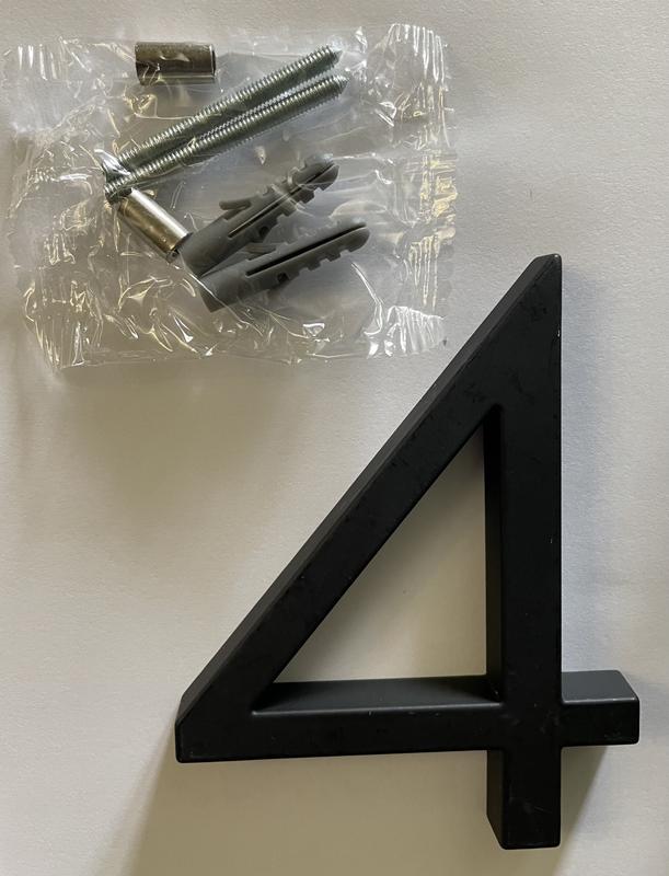 Origin 21 Urbana Park 4-in Black Number 1 33711PKBLG at Lowes.com