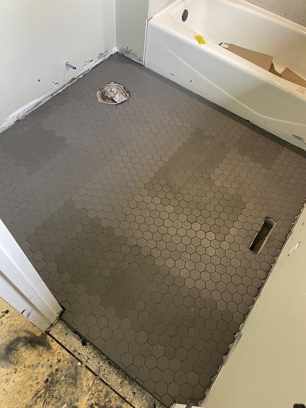 Satori Hudson Shadow 11-in x 12-in Unglazed Porcelain Hexagon Mosaic Floor and Wall Tile (0.93-sq. ft/ Piece)