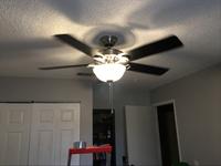 Hunter Waldon 5 Minute Fan 52 In Brushed Nickel Indoor Ceiling Fan