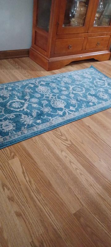 Safavieh Sofia Aydin 7 x 9 Blue/Beige Indoor Distressed/Overdyed French Country Area Rug