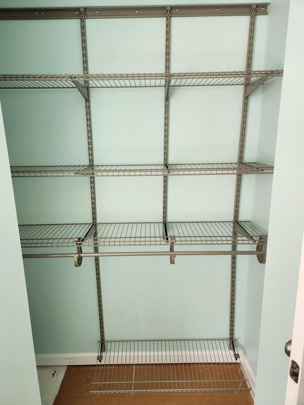 ClosetMaid ShelfTrack 5 ft. to 8 ft. 12 in. D x 96 in. W x 78 in