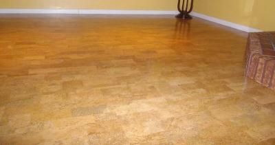 Cork Flooring - Natural Burl With Charcoal Swirls - World Floors