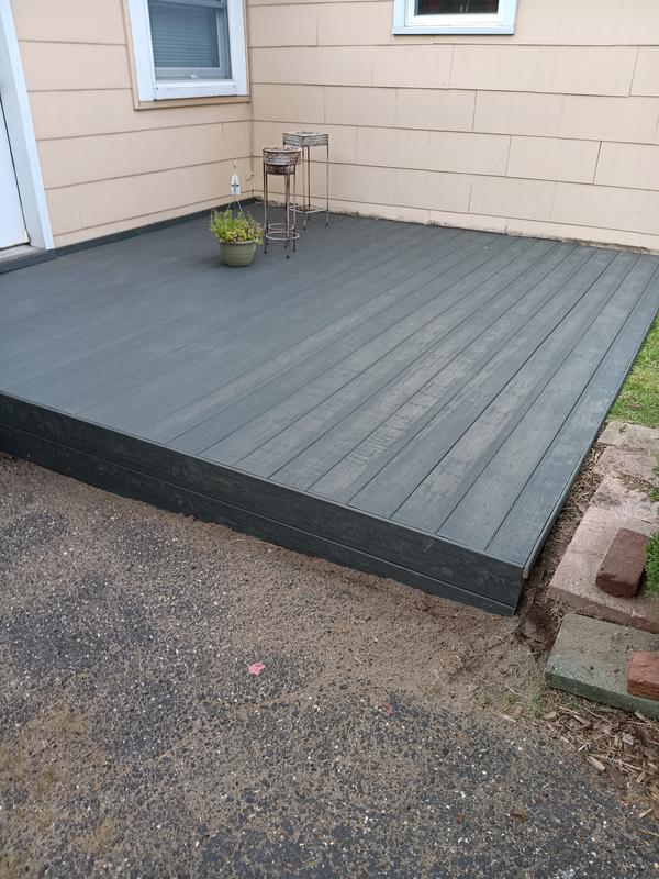 Trex Enhance Basics 1-in x 6-in x 12-ft Clam Shell Composite Deck Board ...