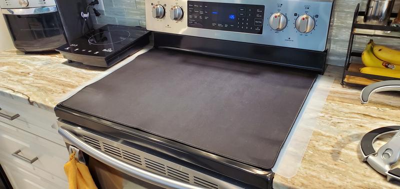 Stove Top Covers (31 x 21.5), Heat Resistant Glass Top Electric, Full  Stove Covers for Electric Stovetop, Ceramic Glass Cooktop Protector Flat  Top