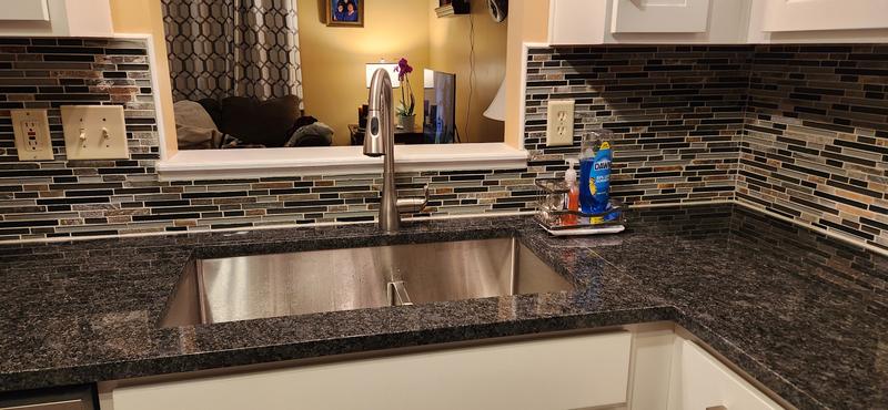 Satori Graphite 12-in x 12-in Multi-finish Glass Stone Look Mosaic Wall Tile (0.99-sq. ft/ Piece)