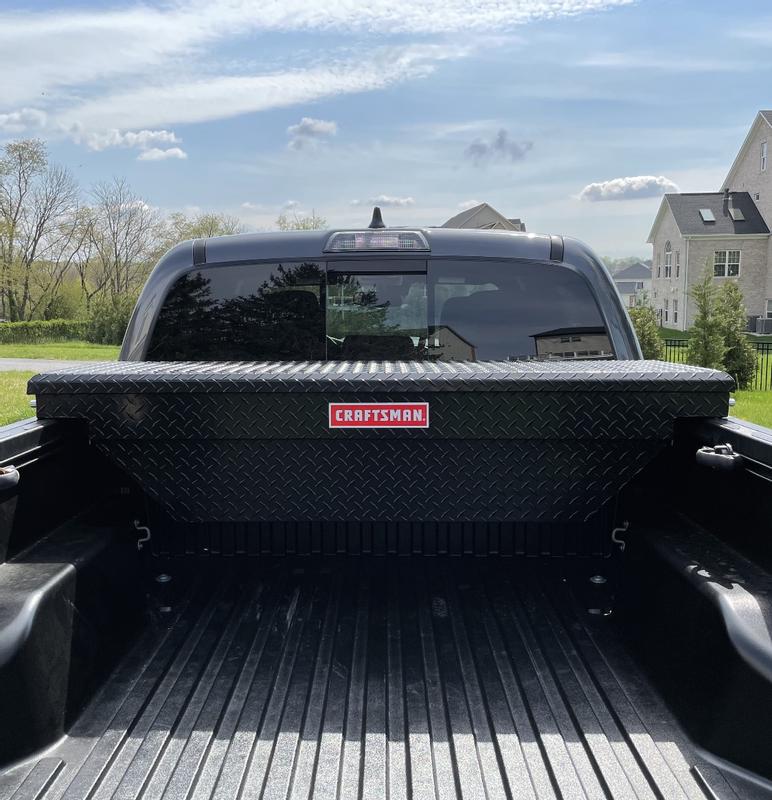 CRAFTSMAN 48-in x 11.5-in x 11-in Matte Black Aluminum Side Mount Truck  Tool Box in the Truck Tool Boxes department at