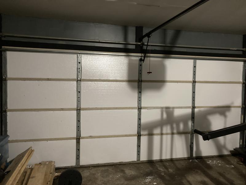 Garage door deals insulation lowes