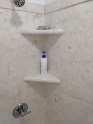 Tub/Shower Corner Shelves - StoneCrest Builders