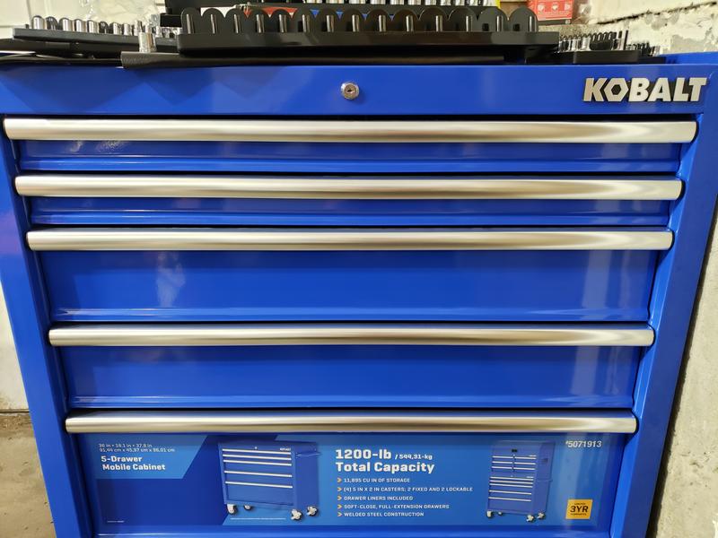 Kobalt Zerust PVC /Rubber Drawer Liner Roll in the Tool Storage